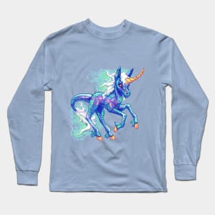 Glowing unicorn Long Sleeve T-Shirt